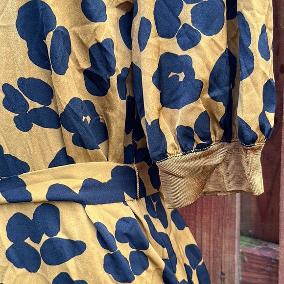 Who What Wear Gold and Black Sheath Midi Dress Size M - Picture 5 of 11